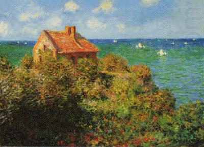 Claude Monet Fisherman's Cottage on the Cliffs china oil painting image